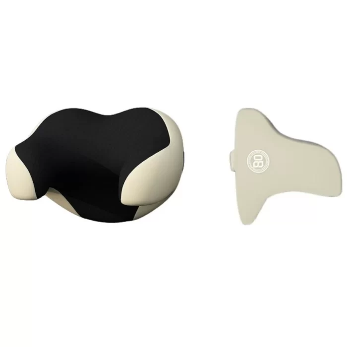 Neck-Apoyo_memory_foam_headrest_black-beige Neck-Apoyo_memory_foam_headrest_black-beige