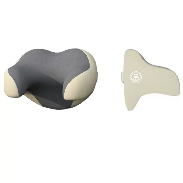 Neck-Apoyo_memory_foam_headrest_gray-beige Neck-Apoyo_memory_foam_headrest_gray-beige
